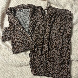 Nordstrom moonlight Leopard Print Pajama Set